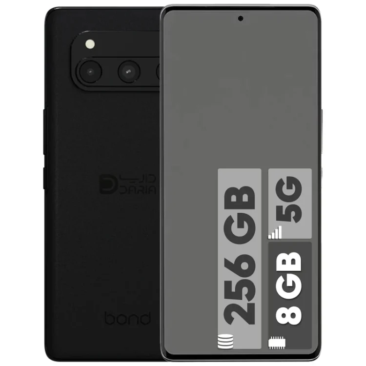 گوشی موبایل داریا مدل bond 5G دو سیم کارت ظرفیت 256 گیگابایت و رم 8 گیگابایت - Image 1