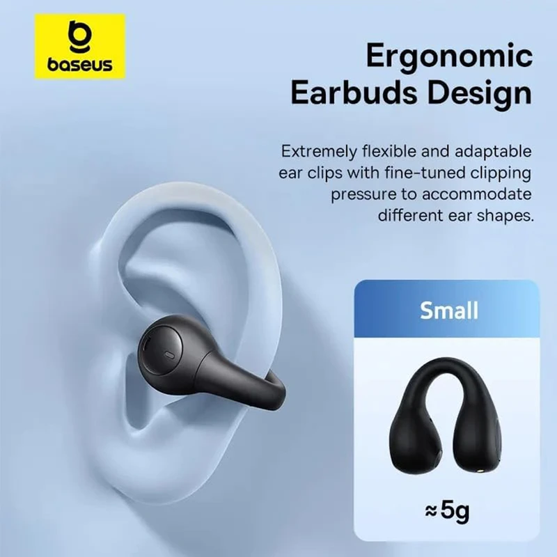 هدفون بی سیم بیسوس مدل AirGo AS01 ( Open-Ear TWS Earbuds )