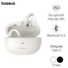 هدفون بی سیم بیسوس مدل AirGo AS01 ( Open-Ear TWS Earbuds )