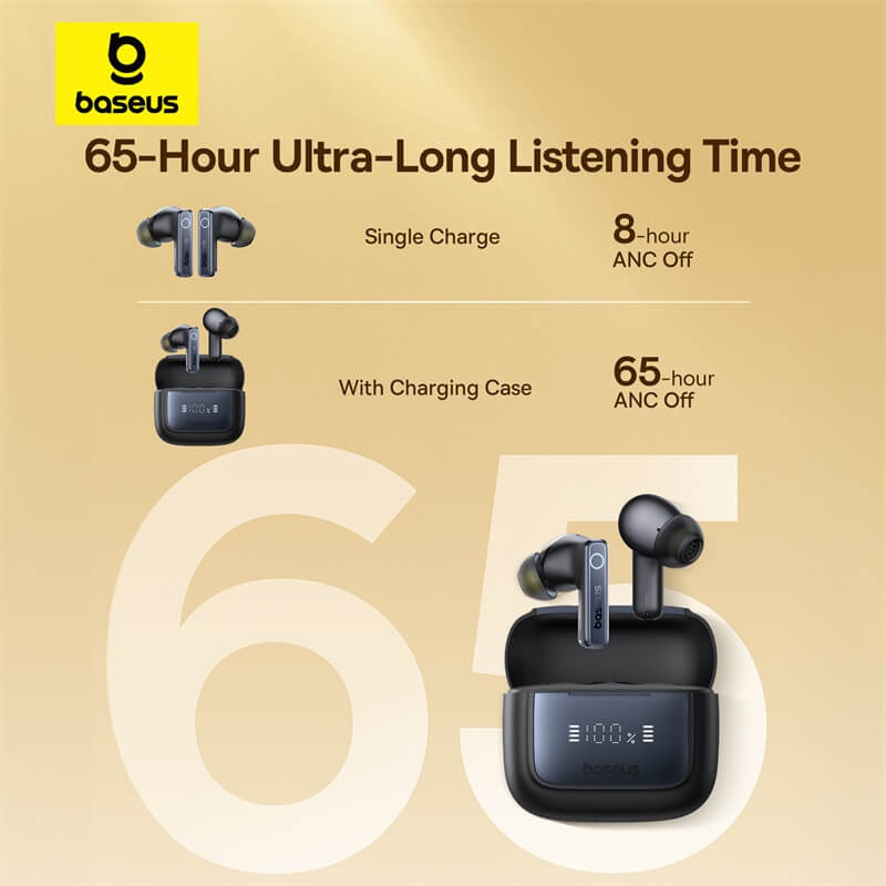 هدفون بی سیم بیسوس مدل Bowie 35 ( True Wireless Earphones )