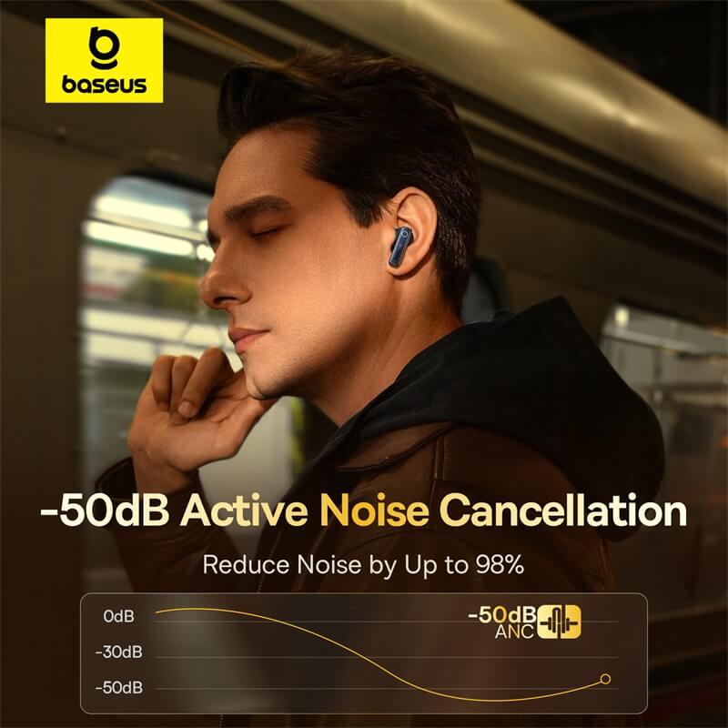 هدفون بی سیم بیسوس مدل Bowie 35 ( True Wireless Earphones )