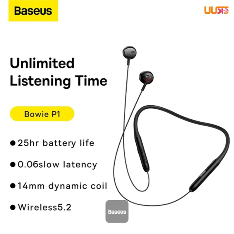هدفون بی سیم بیسوس مدل Bowie P1 Neckband