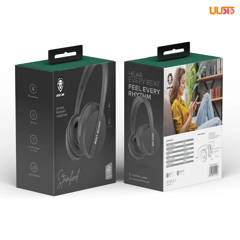 هدفون بی سیم و با سیم گرین لاین مدل Green Lion Stamford