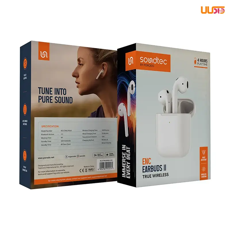 هدفون بی سیم پرودو مدل Earbuds 2 ENC