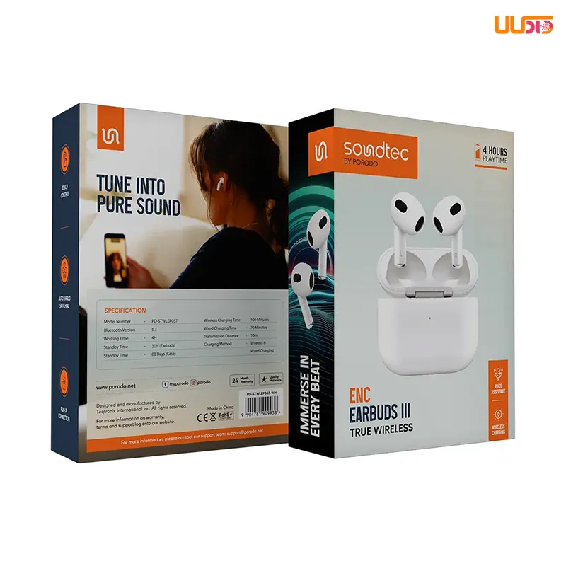 هدفون بی سیم پرودو مدل Earbuds 3 ENC