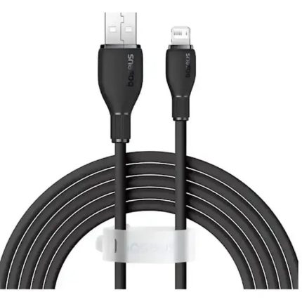 کابل شارژر مدل Pudding Series Fast Charging USB to iP (2M 2.4A)