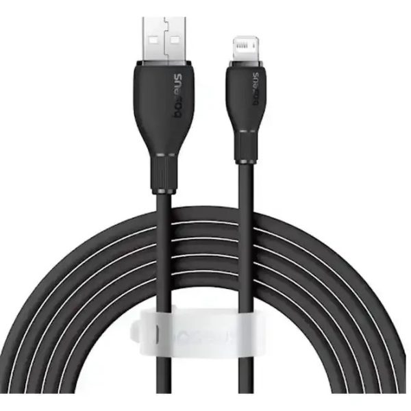 کابل شارژر مدل Pudding Series Fast Charging USB to iP (2M 2.4A)