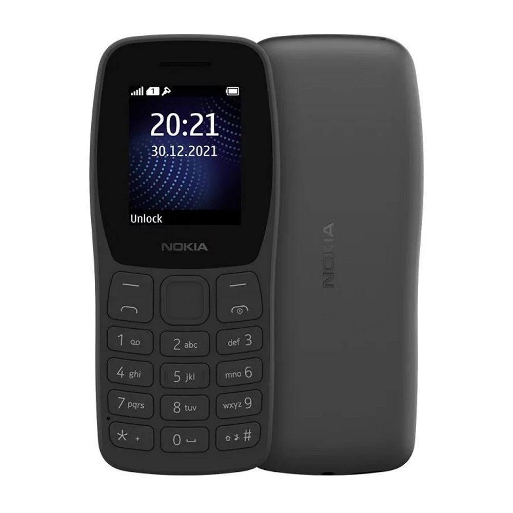 گوشی موبایل نوکیا مدل ۱۰۵ ۲۰۲۲ دو سیم کارت ظرفیت ۴ مگابایت و رم ۴ مگابایت