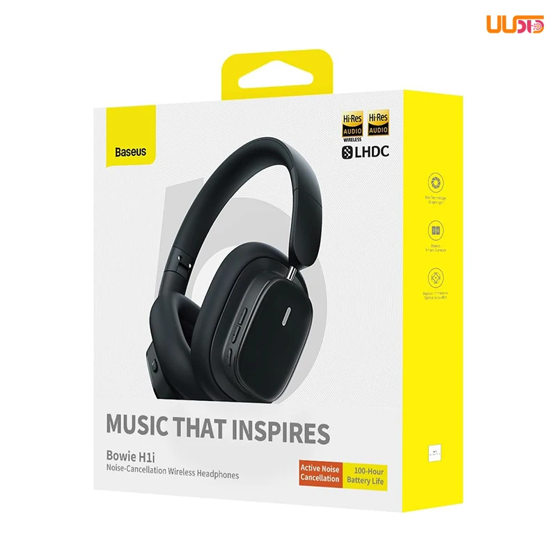 هدفون بی سیم بیسوس مدل Bowie H1i ( On Ear Noise-Cancellation Wireless Headphones )